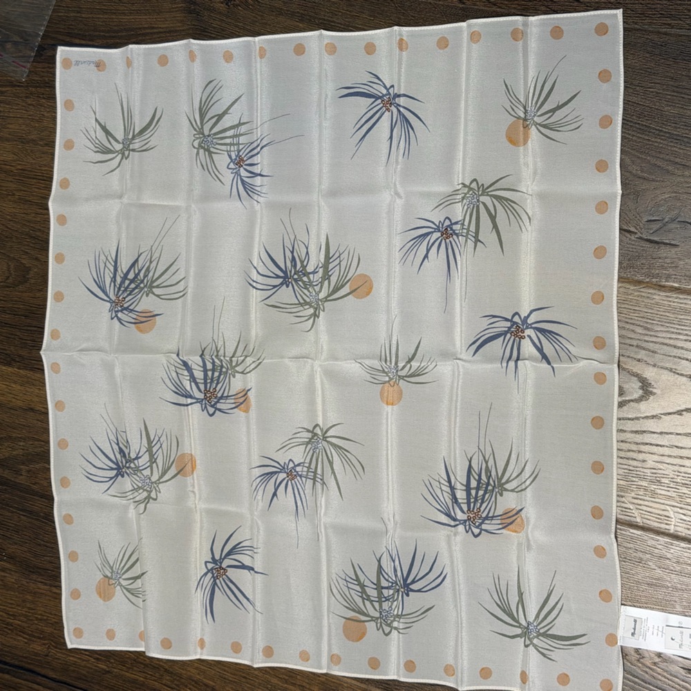 Madewell New 100% silk Floral Patterned Scarf